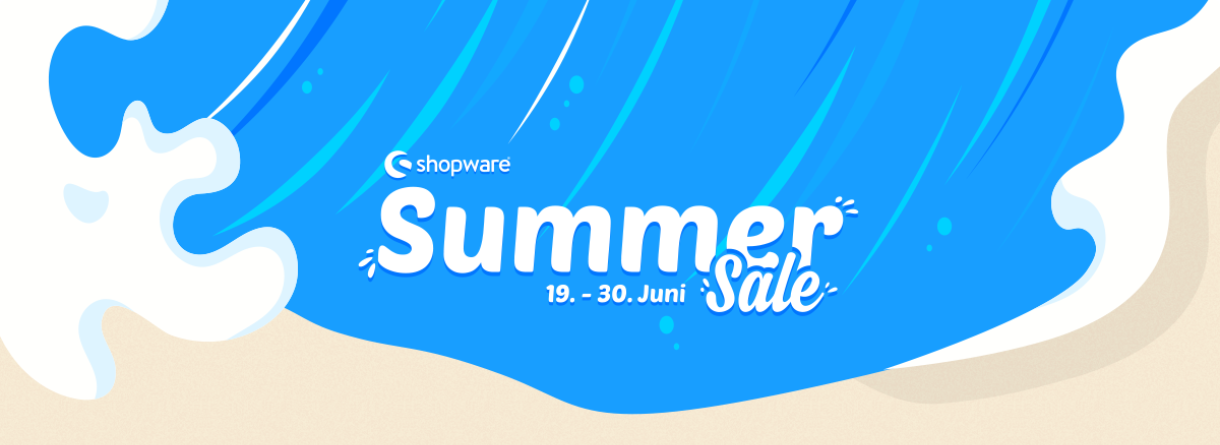 Summer Sale bei Shopware: Bis zu 75% Rabatt im Plugin Store!