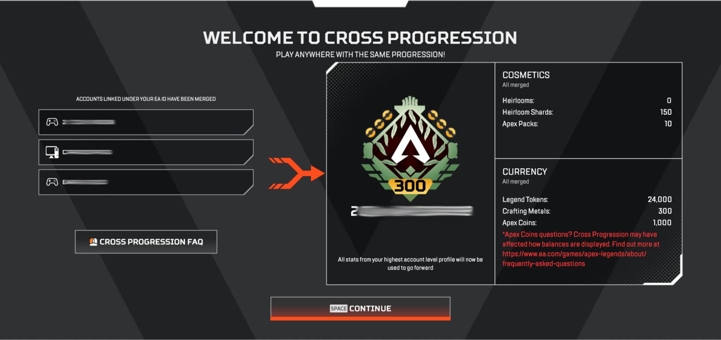 Die Revolution in Apex Legends: Cross-Progression ist endlich da!